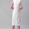 Women's Pink Color Digital Printed Straight Kurta with Pant - Image 3