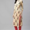 Women's Yellow Color Digital Printed Straight Kurta,Pant And Dupatta Set - Image 2