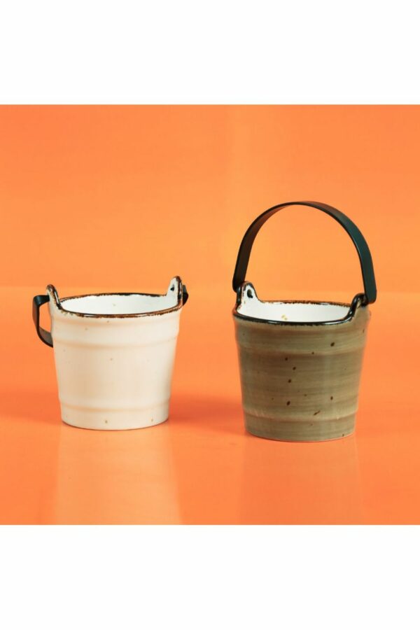 Amalfi - Bucket - Serving Bucket - Multi Purpose - Cutlery Holder - 2 Piece Set - Image 2