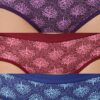Hipster Panties for Women - Outer Elastic Panty - Pack of 3 (Random Colours & Prints) - Image 5