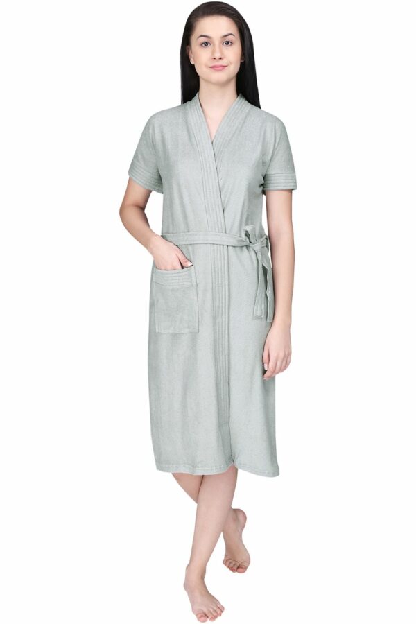 Plain Bathrobe for Women - Bathrobe Towel - Bath Gown