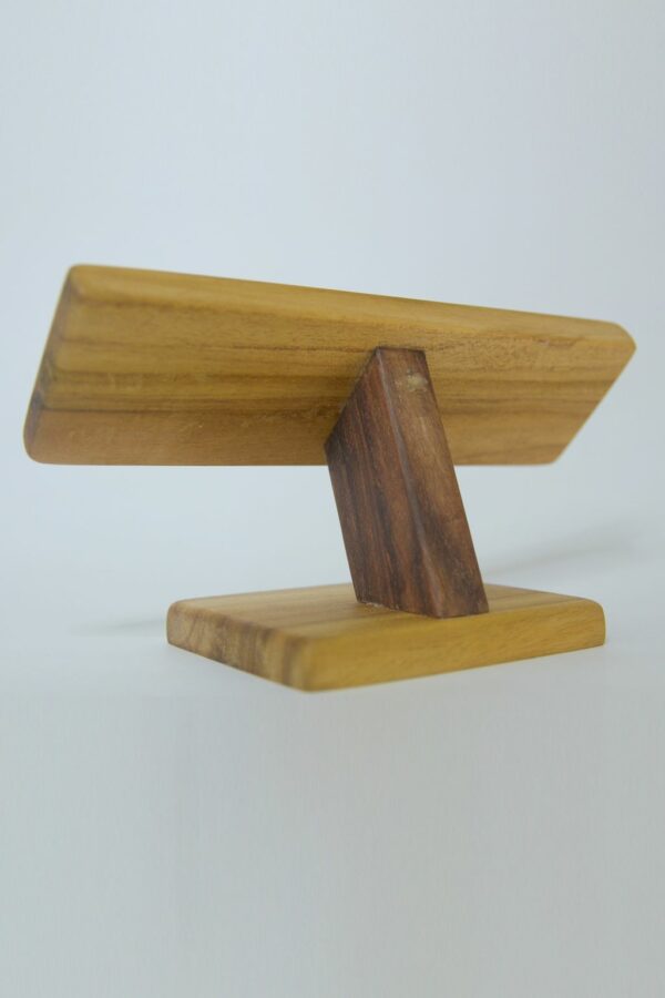 Stylish Handcrafted Solid Wood Watch Holder - Image 3