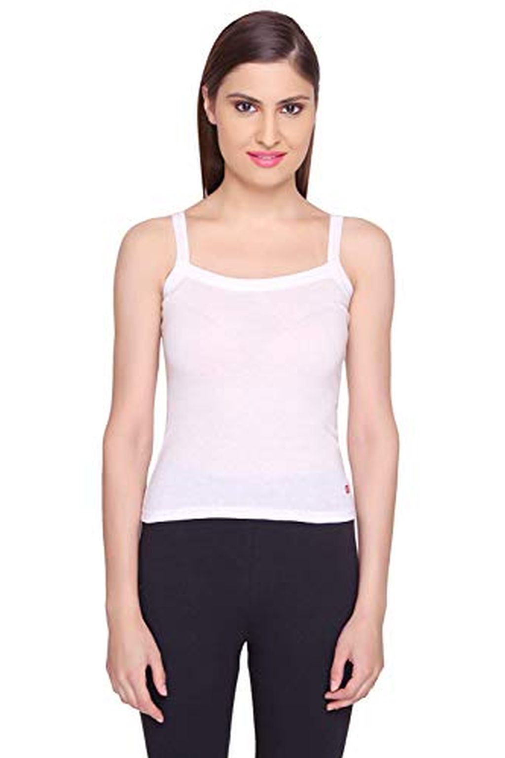 102 INR - White Camisole for Women – Solid Cotton Slips for Ladies - Tank /  Spaghetti Top - Inner wear