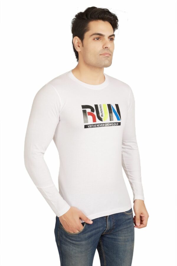 Men's White T-Shirt - Image 3