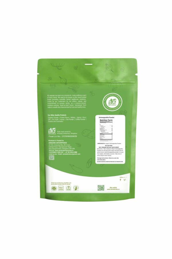 AE Naturals Ashwagandha Powder 800g - Image 3