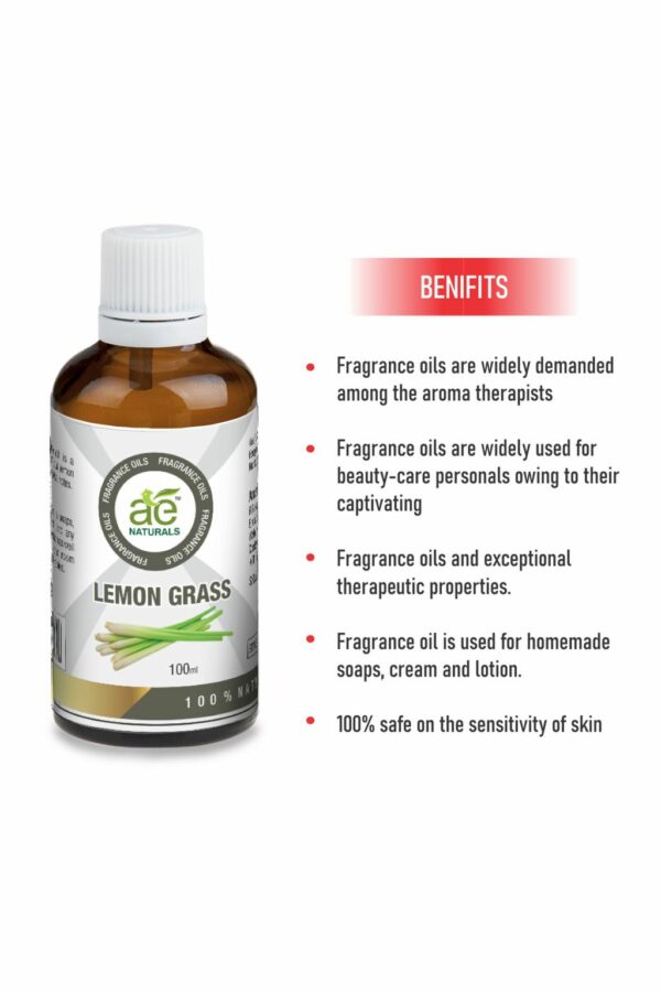 AE Naturals Lemon grass Fragrance Oil 100ml - Image 2