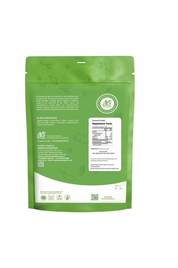 AE Naturals Aloevera Powder 250g - Image 2